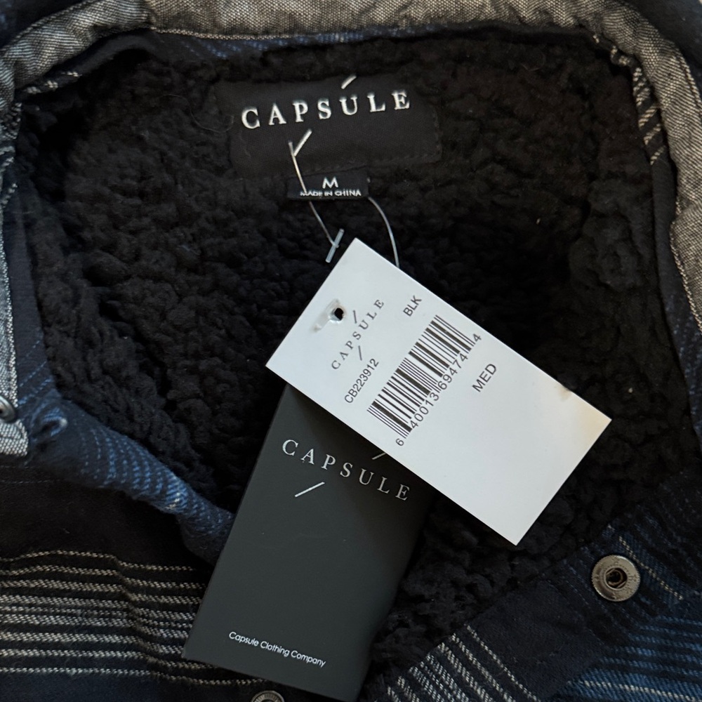 Capulet Black and Gray Striped Jacket - Picture 2 of 2